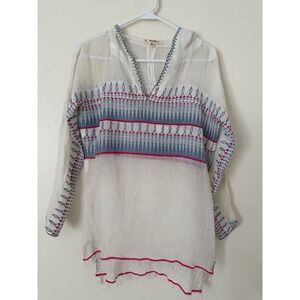 LemLem - Embroidered‎ Ivory Top Size XS
